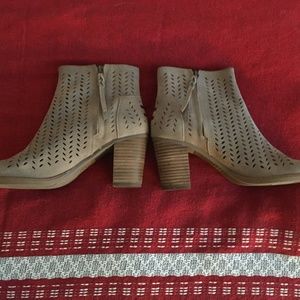 TOM's Majorca Peep Toe Bootie